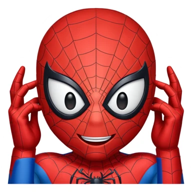 Spider man emoji sticker