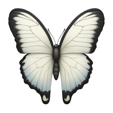 a white butterfly sticker
