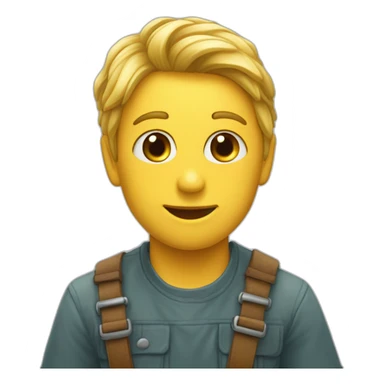 epingle en cœur sticker