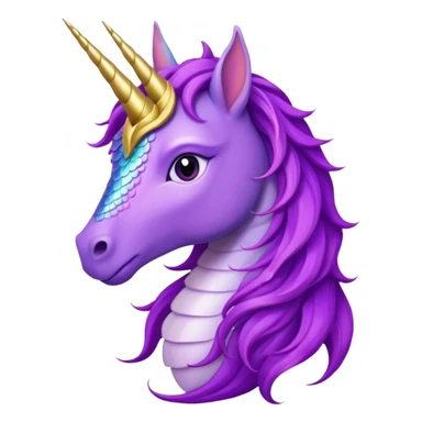 princess dragon unicorn hybrid sticker