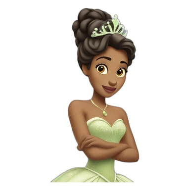 Princess Disney Tiana sticker