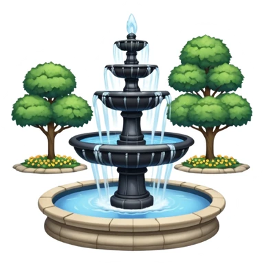 park Fountain sticker
