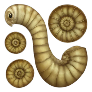 Ammonite sticker
