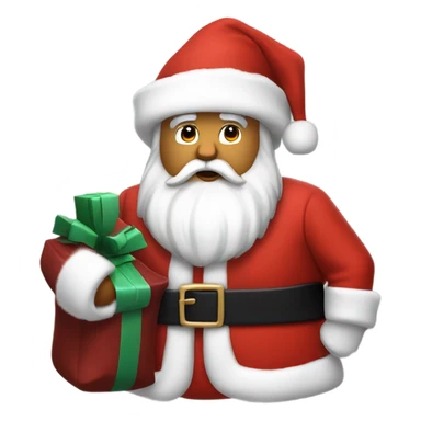 Donald Trump as Santa Claus  sticker