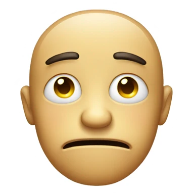 sad face with thumb sticker