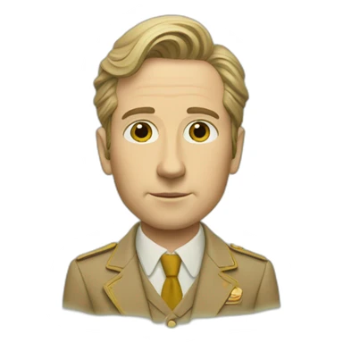 Wes Anderson style sticker