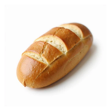 realistic whole bread loaf isolated, no background, natural details sticker