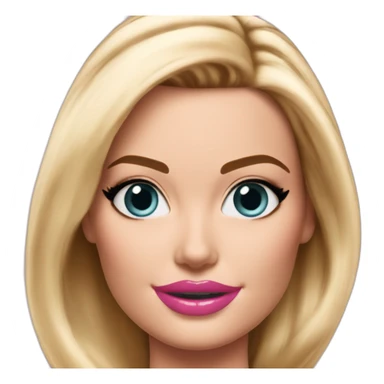 margot robbie as barbie sticker