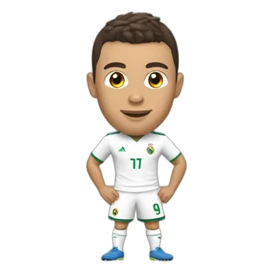 Ronaldo sur une chèvre sticker