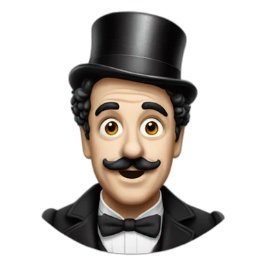 Charly chaplin sticker