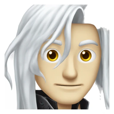 Alucard  long white haired white skined alucard sticker