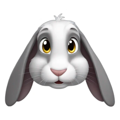Rabbit from the cartoon secrets of pets sticker
