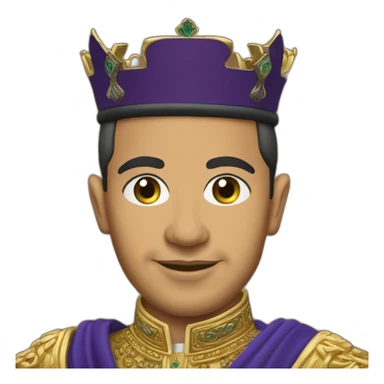 King of Morocco Mohamed VI sticker