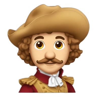 cute cyrano de bergerac sticker