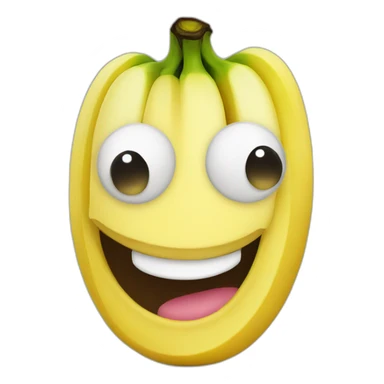 Smiling banane sticker