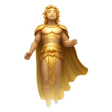 God rising in sky with light rays sticker