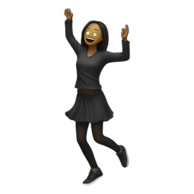 someone dancing on a grave sticker