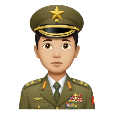 Myanmar junta Min Aung Hlaing sticker