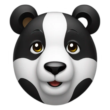 black friday sale panda sticker