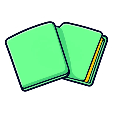 cute white wallet sticker