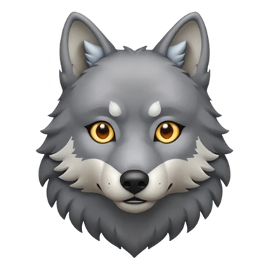 wolf ,full body. sticker