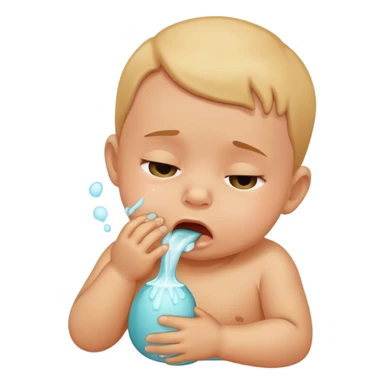 bebe vomitando sticker