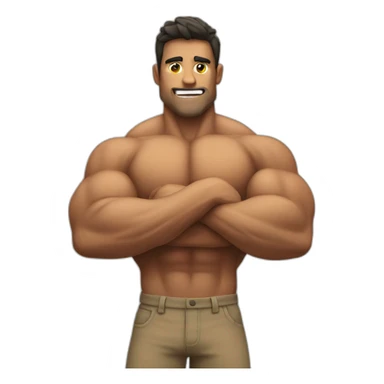 muscle todo sticker