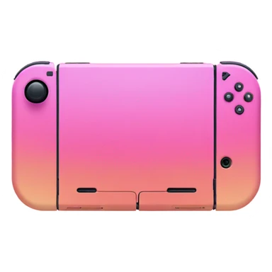 Pink ombre realistic Nintendo switch  sticker