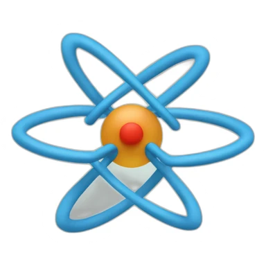 Helium atom sticker
