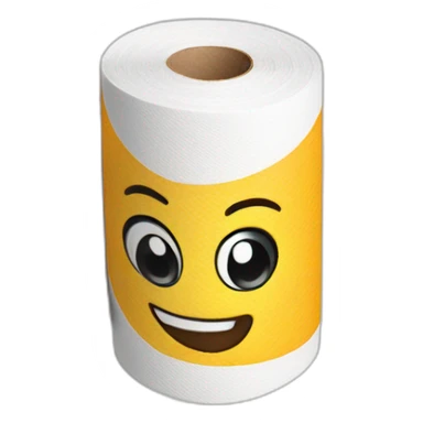 Premium Paper towel roll sticker