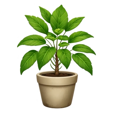Potted Sidewalk Plant sticker