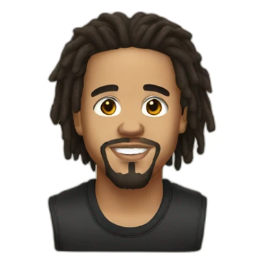 J Cole sticker