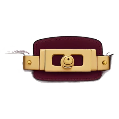 Burgundy hermes mini kelly purse sticker