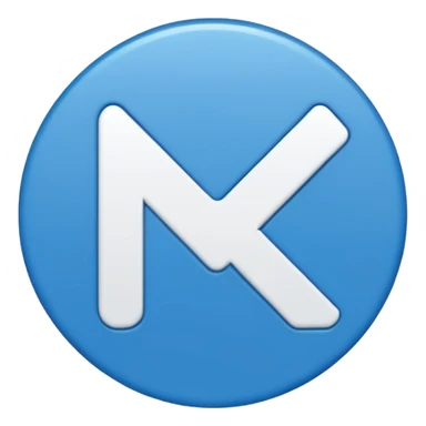 A check mark in a completely blue circle  sticker