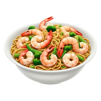 shrimp lo mein sticker