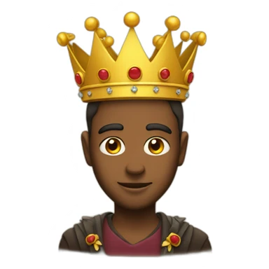 Instragtam emoji crown sticker