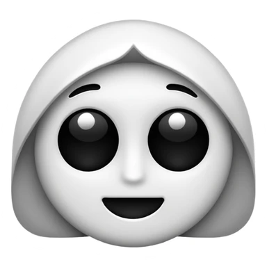 X black and white sticker