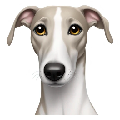 whippet wearing pjs sticker