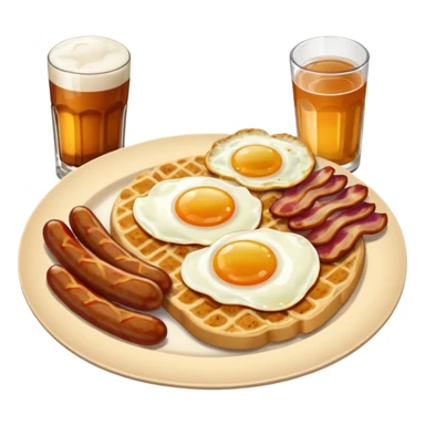 Irish breakfast sticker