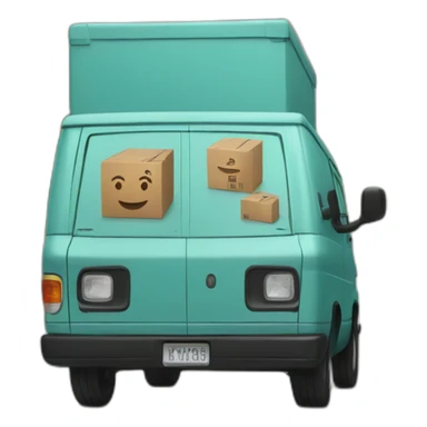 Amazon prime delivery van sticker