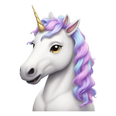sick unicorn that should get well sticker