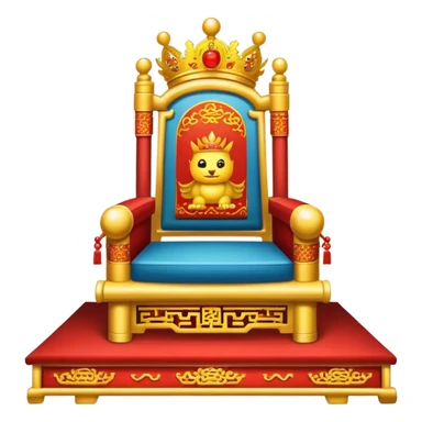 chinese throne sticker
