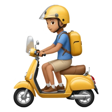 Ride on scooter sticker