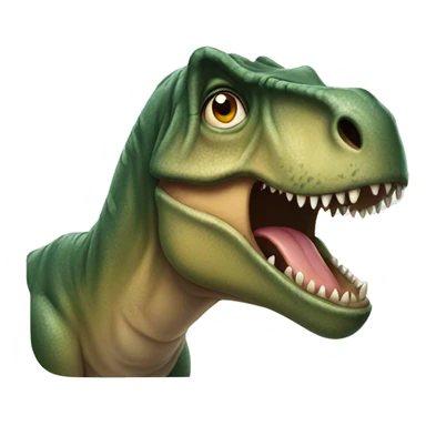 Crying T. rex sticker