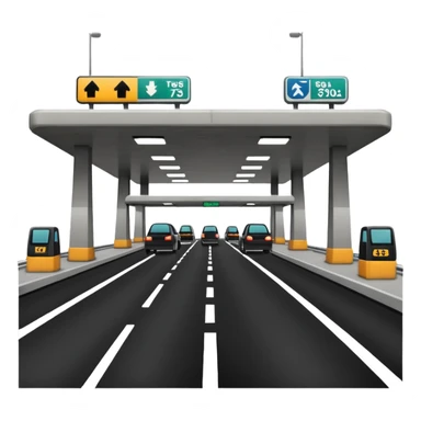expressway toll station sticker