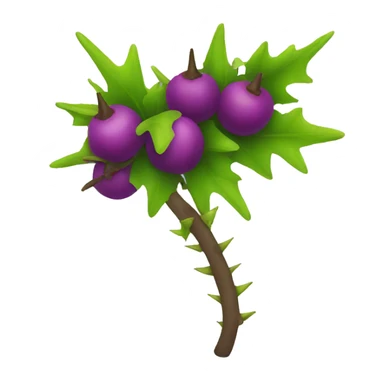 vine with spikes  sticker