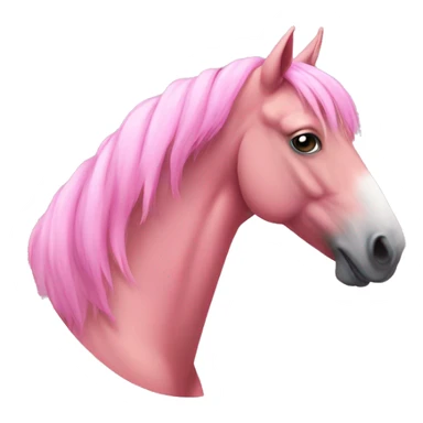 pink horse sticker