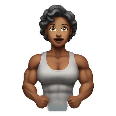 a muscle mommy sticker