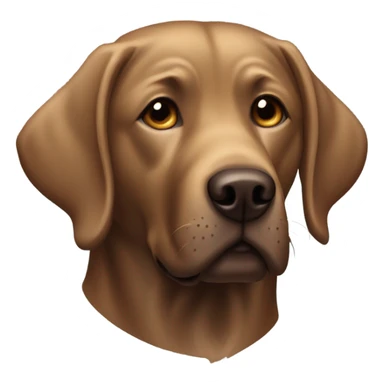 Brown Labrador retriever  sticker