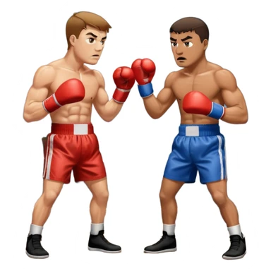 round two fight sticker